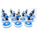 Subbuteo Andrew Table Soccer Argentina 1986 World Cup Team away kit on Classic Lightweight bases